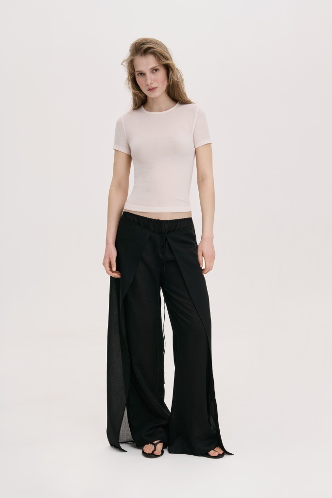 НАПІВПРОЗОРА SLIM ФУТБОЛКА  1267-2 зображення 1